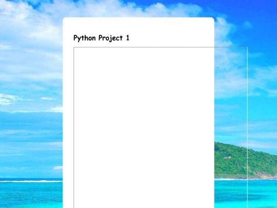 python/pythonproject1 screenshot