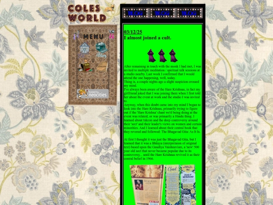 blog screenshot