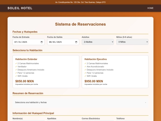 reserva screenshot