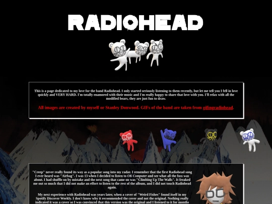 shrines/radiohead screenshot