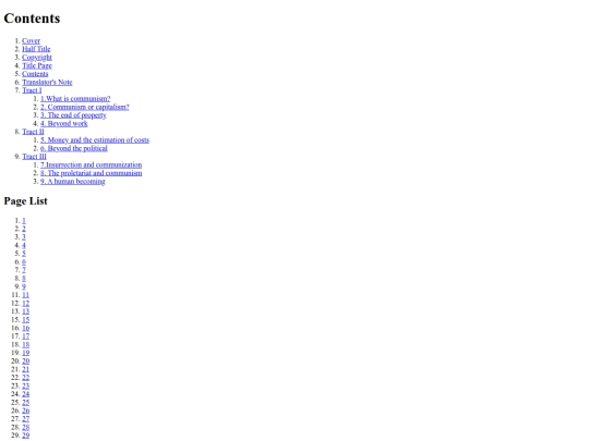 Friends - CAWWM/OEBPS/toc.xhtml screenshot