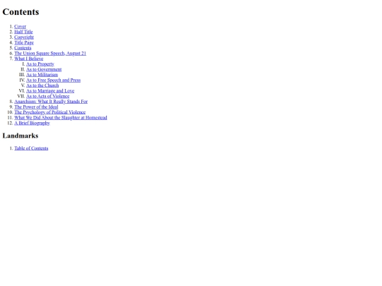 Goldman-Take Bread/OEBPS/toc.xhtml screenshot