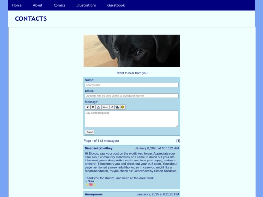 contact screenshot