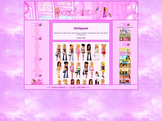 sitedollz/uniques screenshot
