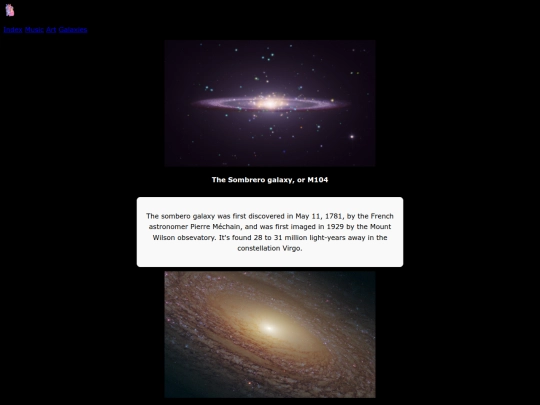 galaxies screenshot