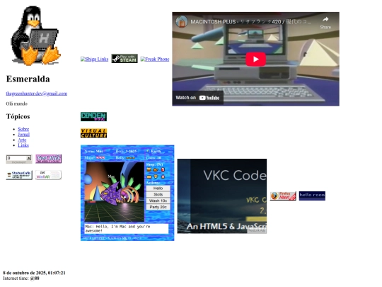 links screenshot