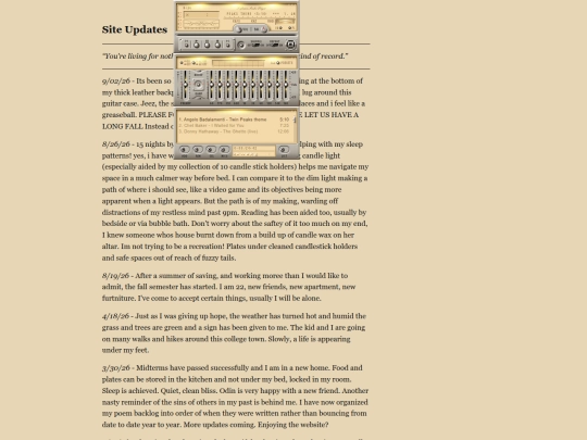 siteupdate screenshot