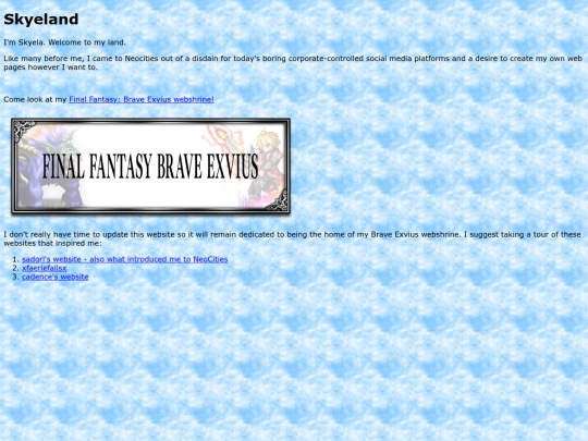 index screenshot