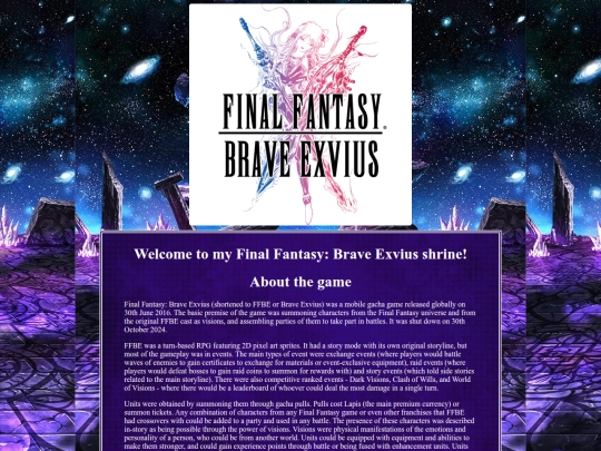shrines/ffbe screenshot