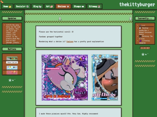 shrineMenu screenshot