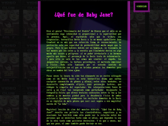 peliculas/babyjane screenshot