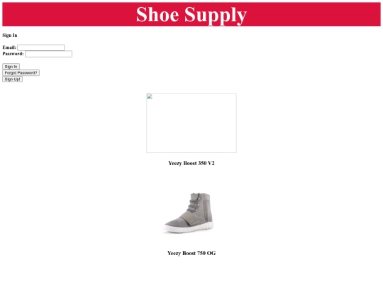 ShoeSupply screenshot