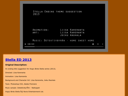 ABStella/stellavideos/Stella ED 2013 screenshot