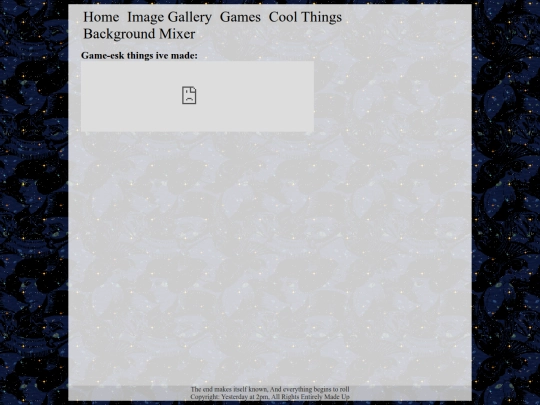 games screenshot