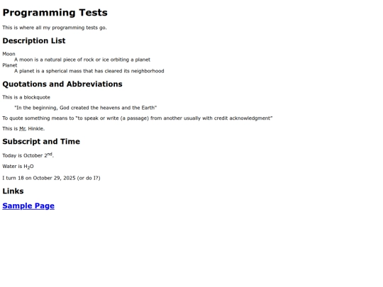 programming screenshot