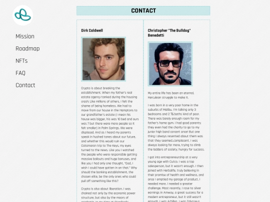 contact screenshot