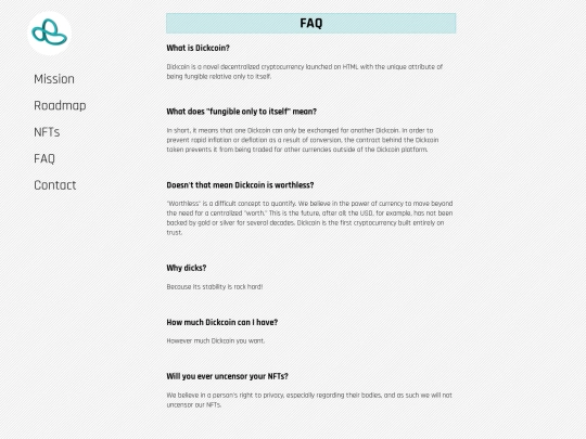 faq screenshot