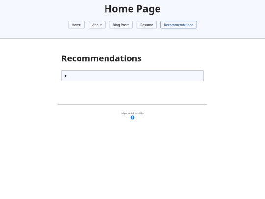 recommendations screenshot