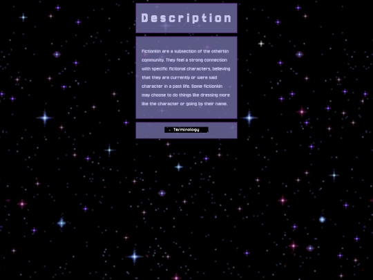 fictionkin screenshot
