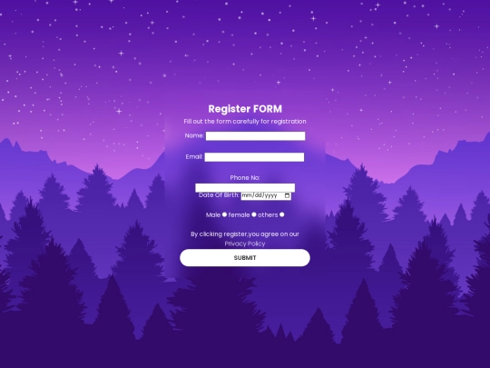 register screenshot