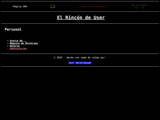 3.0/C/User-Maldito/personal screenshot