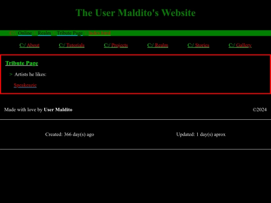 Online/Realm/Tribute-Pages screenshot