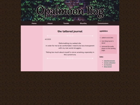 blog screenshot