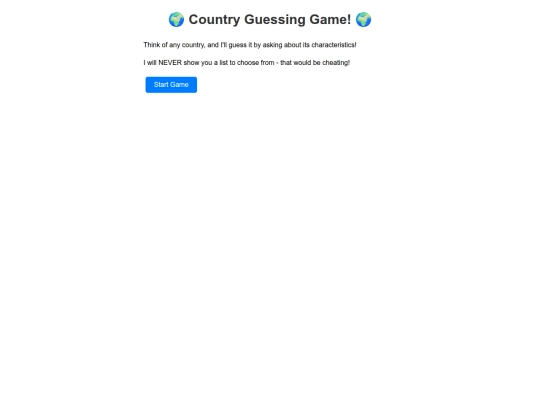 countryguesser screenshot