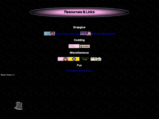 Lee's Personal Website/resourcesandlinks screenshot