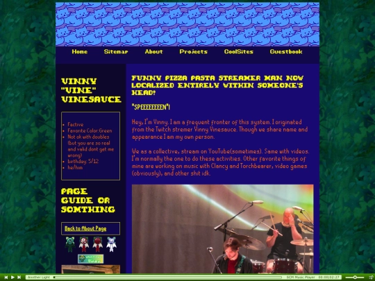 about/vine screenshot