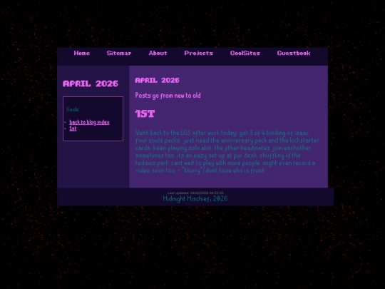 blog/26/april screenshot
