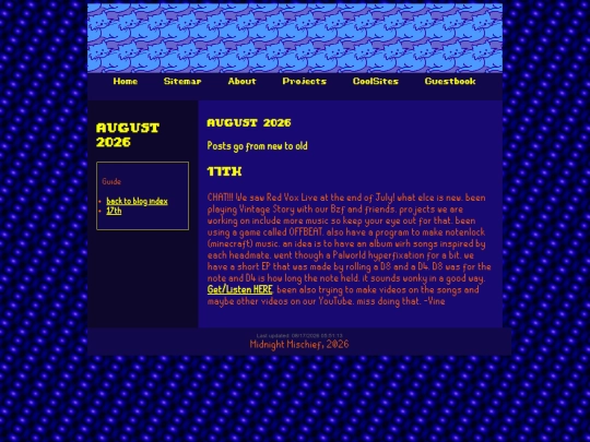 blog/26/august screenshot