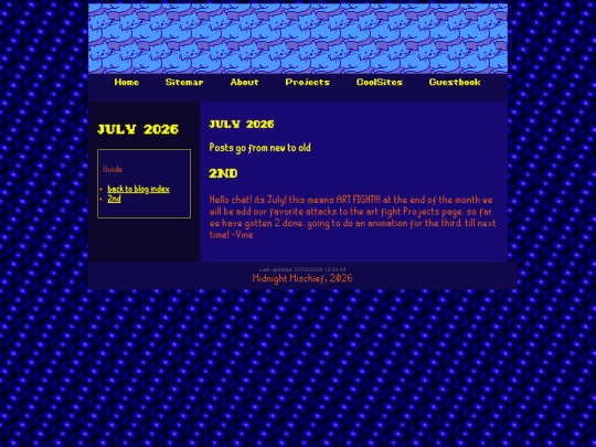 blog/26/july screenshot