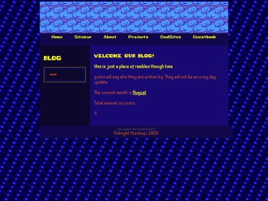 blog screenshot