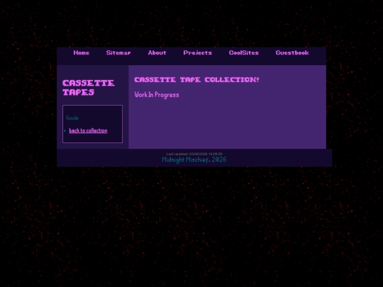 collection/cassette screenshot