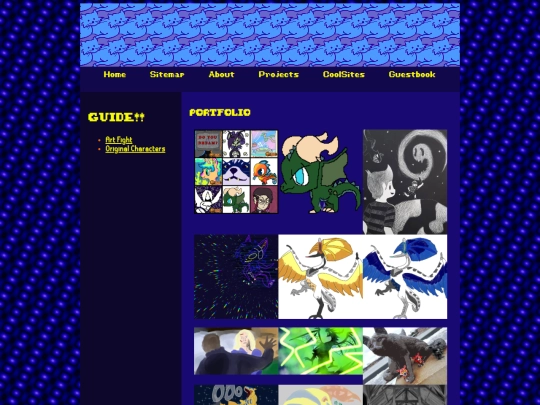 projects/portfolio/portfolio screenshot