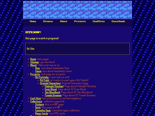 sitemap screenshot