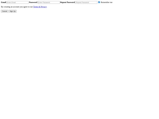 SignupSystem screenshot