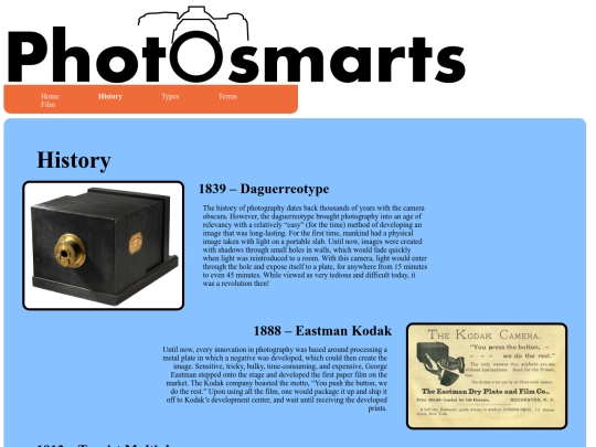 history screenshot