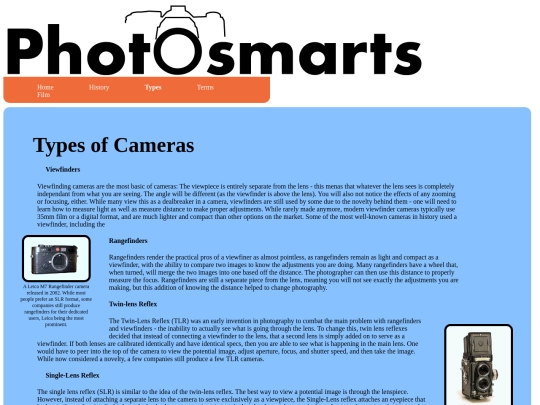types screenshot