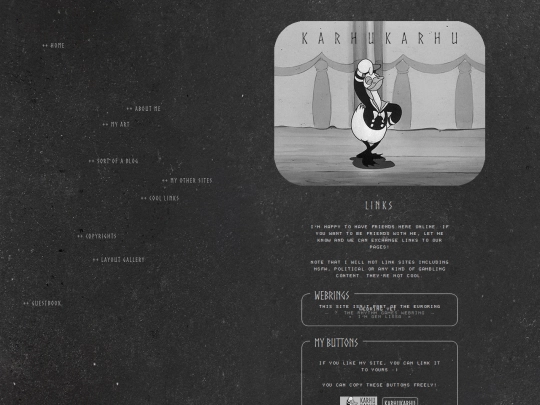 home/links screenshot
