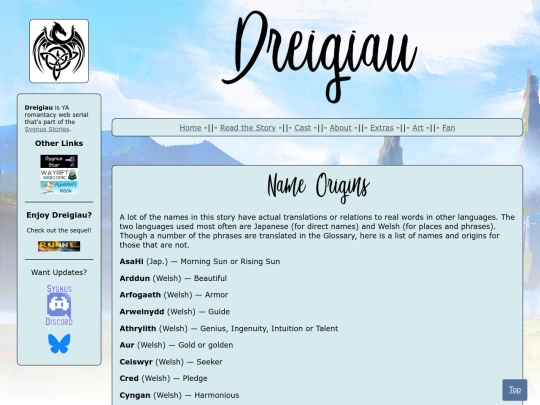 names screenshot