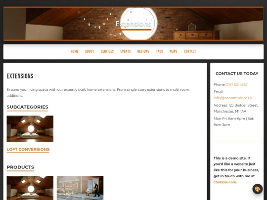 categories/extensions screenshot