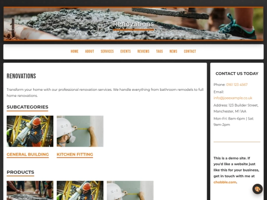 categories/renovations screenshot