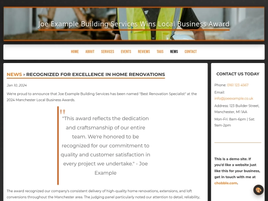 news/award screenshot