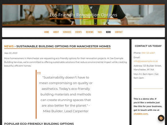 news/eco-renovation screenshot