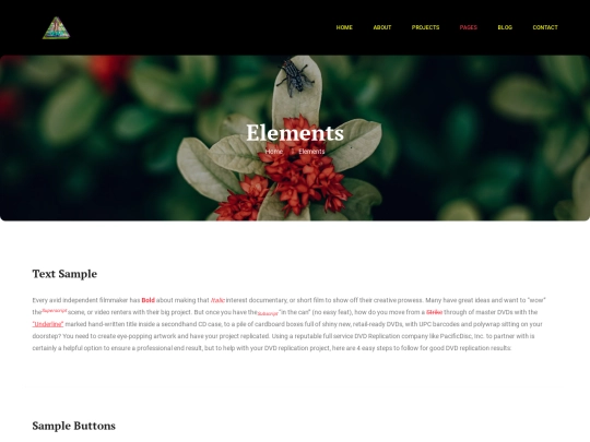 elements screenshot