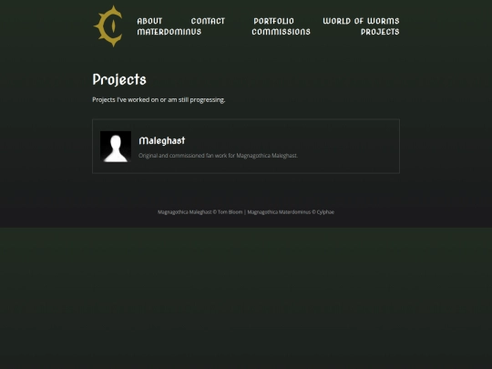 projects screenshot