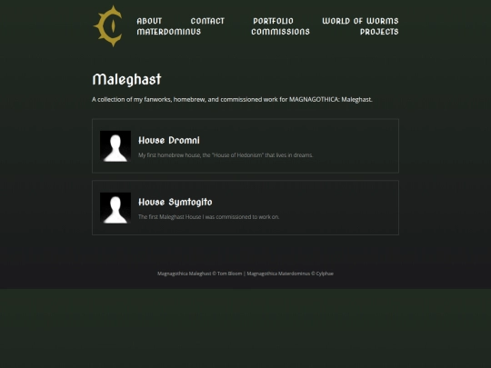 projects/magnagothica-maleghast screenshot