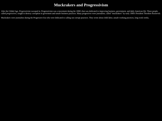 muckrakers screenshot